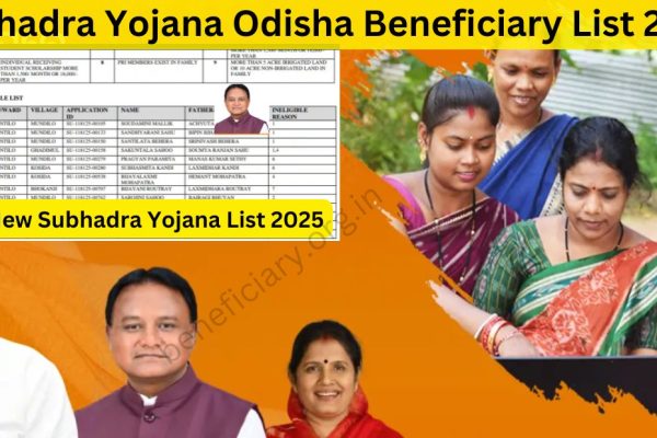 Beneficiary List Subhadra Yojana Odisha